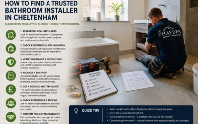 How to Find a Trusted Bathroom Installer in Cheltenham